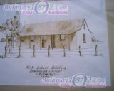 Drawing of First School Building, Dominican convent , Byo 1985