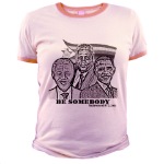 Joshua Nkomo, Nelson Mandela, Barack Obama "Be Somebody" Pink Tshirt